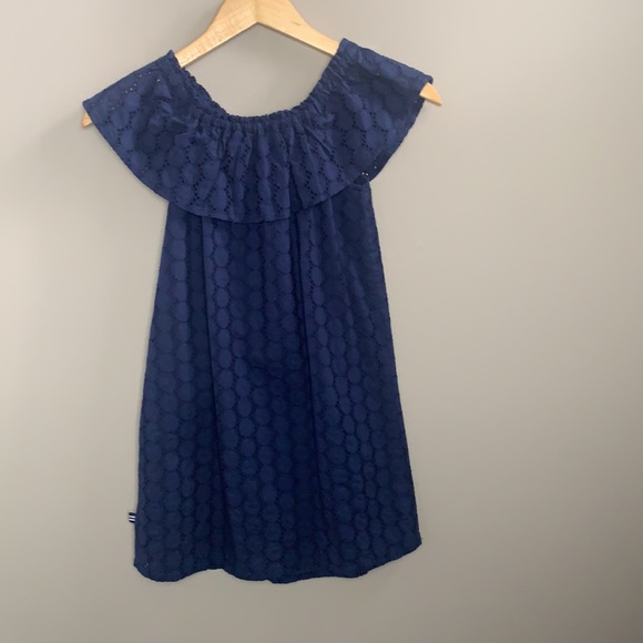 Nautica Navy Blue Eyelet Dress - Picture 3 of 5